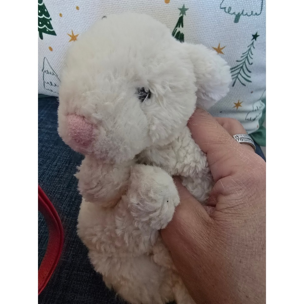 Jellycat London White Bunny Plush‎ Toy Soft Cuddly Stuffed Animal